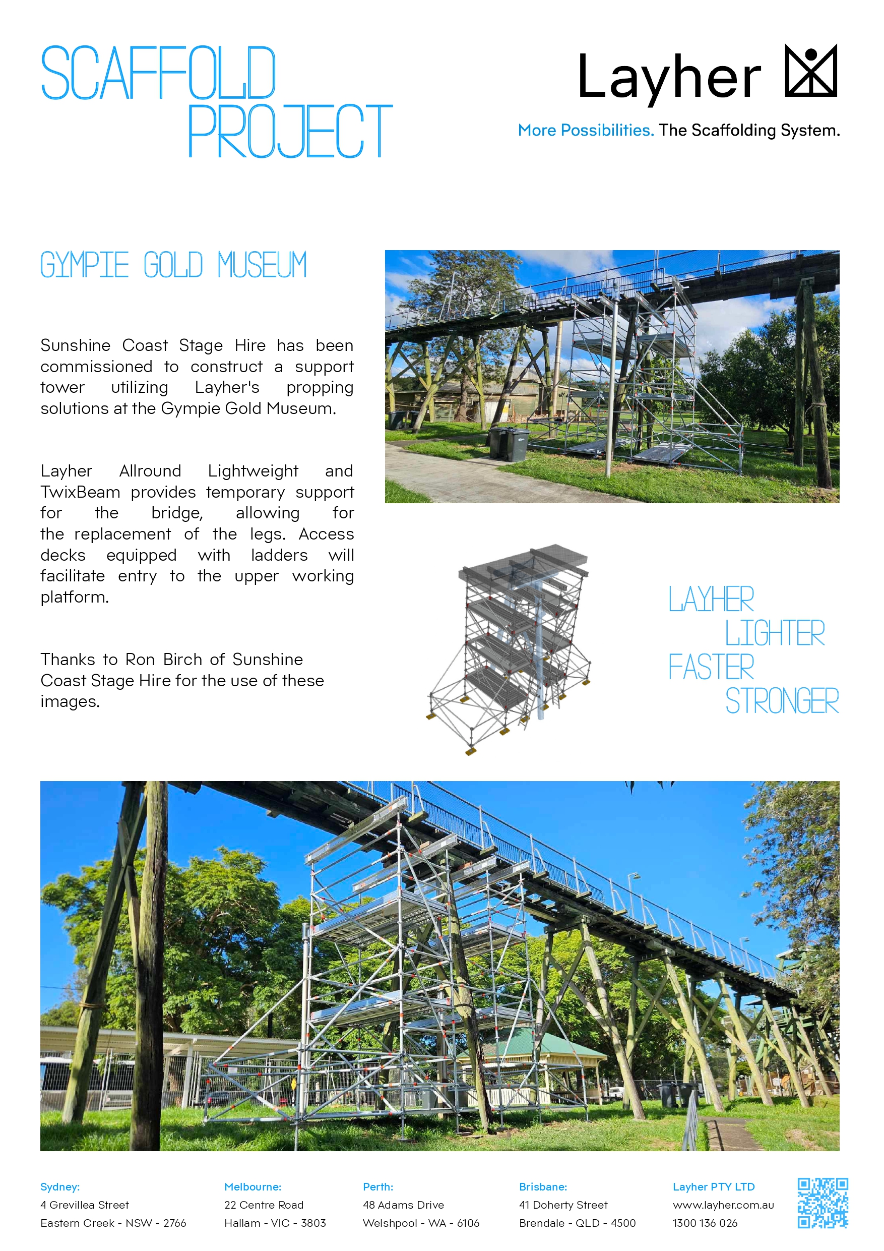 Scaffolded Project Layher's Scaffold Projects